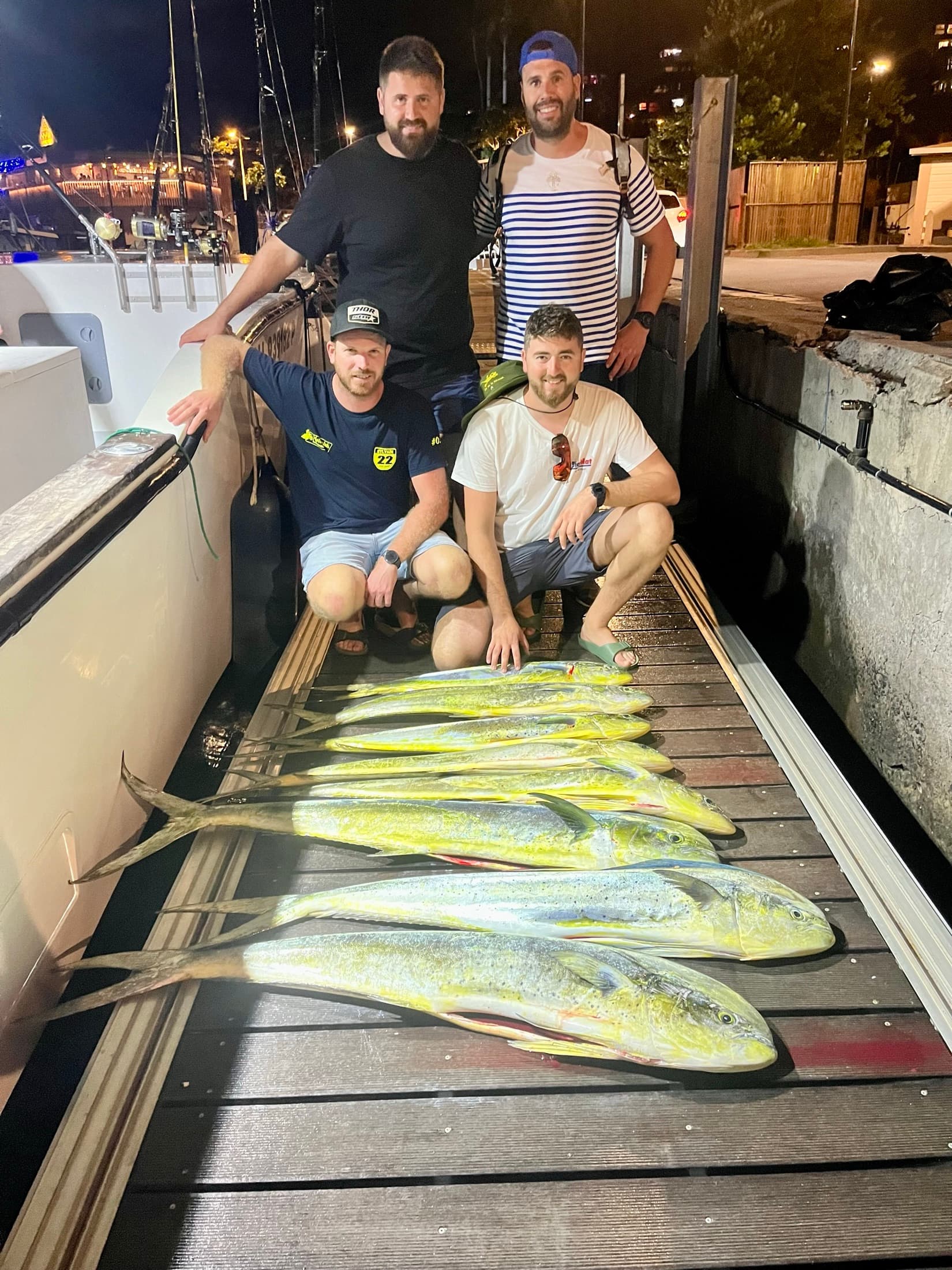 Dorades coryphènes pêchées lors d’une sortie avec Réunion Pêche Pei